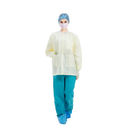 Les manteaux jetables de laboratoire de FDA, hôpital jetable de longues douilles frotte