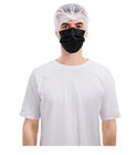 Masque protecteur antiviral jetable de H17.5cm, masque protecteur chirurgical de 3 plis 24gsm