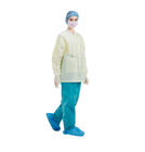 Le CE FDA tricotent gifle les manteaux jetables GB15979-2002 de laboratoire