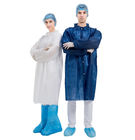 Manteaux jetables de laboratoire de FDA de la CE, veste médicale jetable de pleine douille