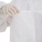 80gsm docteur Lab Coats, manteau jetable de laboratoire de polypropylène avec des boutons