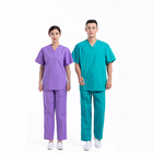 L'hôpital uniforme d'hôpital de docteur Nursing Scrubs Suit d'uniformes d'infirmière uniforme de femme frottent des costumes