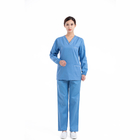 Les soins faits sur commande frottent le taqueur que l'hôpital place l'esthéticien extensible réutilisable Scrubs Uniforms Nurse médical uniforme frotte