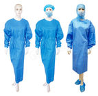 niveau jetable non stérile imperméable 2 de la robe chirurgicale AAMI