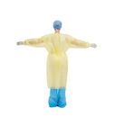 robe jetable libre d'isolement de PPE de latex pour la protection de sécurité