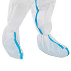 Combinaisons jetables blanches de FDA avec l'uniforme de clinique de capot