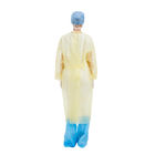 Robes en plastique non-tissées d'isolement, robes jetables unisexes d'examen médical