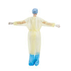 Robes en plastique non-tissées d'isolement, robes jetables unisexes d'examen médical
